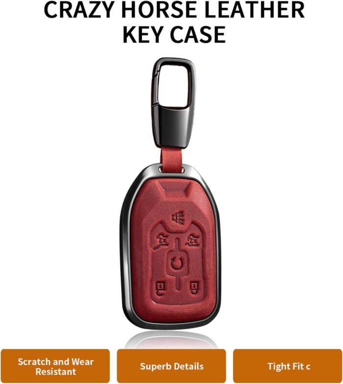 Key Fob Cover Full Protection Car for Terrain Yukon Suburban Tahoe Key Shell Case - Image 3