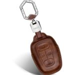Bicolor Car Key Cover Compatible for Tata Harrier | Safari | Nexon | Altroz | Tigor | EV | Punch | Tiago EV Electric 4 Button Smart Key